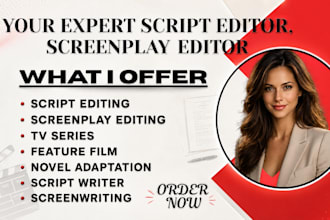 do script editing, screenplay editing, tv series, screenwriting short scripts
