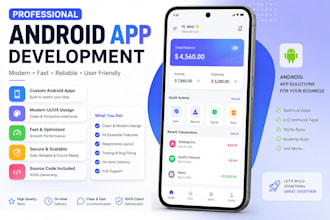 develop a professional android mobile app