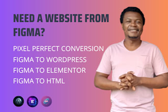 convert figma to wordpress, figma to elementor, figma to HTML