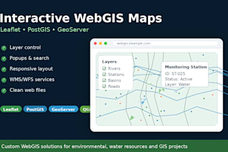 build an interactive webgis map with leaflet postgis and geoserver