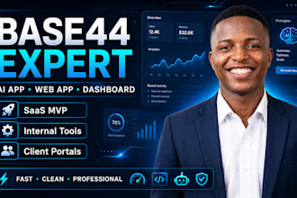 build ai app web app and dashboard using base44