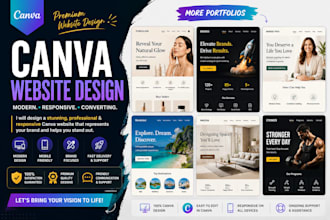 canva website design canva landing page canva website canva mockup design flyers