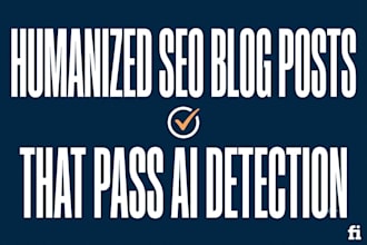 write humanized SEO blog posts that pass ai detection