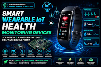 smart wearable iot health monitoring devices and systems