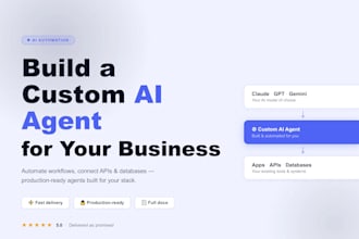 build a custom ai agent for your business