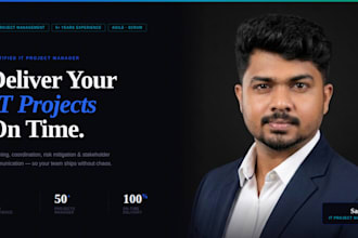 be your IT project manager to deliver your tech projects on time and on budget