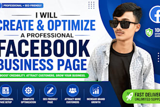 create and optimize a professional facebook business page
