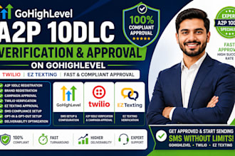 do gohighlevel a2p 10dlc verification approval on gohighlevel twilio ez texting