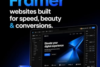 create framer website and framer landing page
