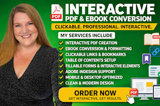 make interactive PDF or ebook conversion