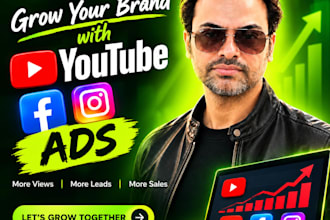 run youtube, facebook, instagram paid ads
