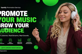 spotify music promotion youtube music amazon  music promotion music apple