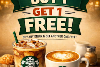 design eye catching posters flyers and creative visuals
