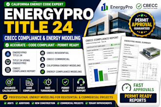 energypro title 24 and cbecc energy compliance modeling