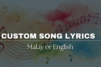 write original song lyrics for you