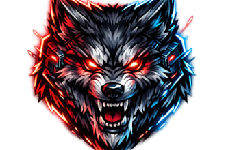 design gaming logo, banner and youtube thumbnail