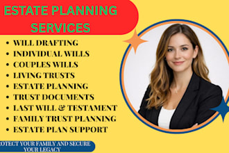 be your USA attorney for estate planning, irrevocable, revocable trust