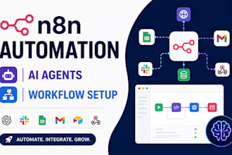 build n8n automation, ai agent, workflow automation and integrations