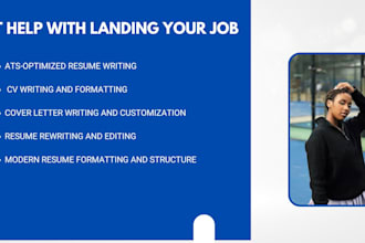 craft ats optimized CV, resume and cover letter