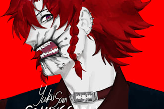 do digital art work, illustrations, comics, customs etc