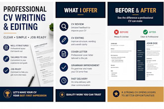 write and improve your CV and cover letter