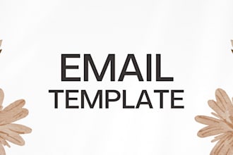 design html email template for your brand