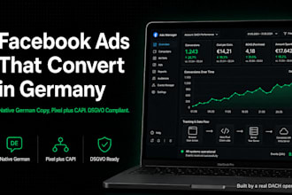 set up facebook and instagram ads for german ecom brands