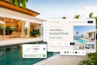 build vacation rental website, airbnb website, property website