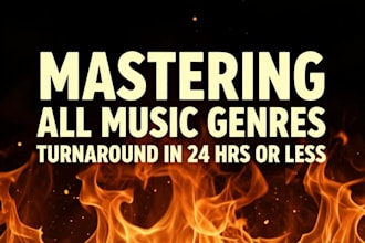 master any kind of music in 24 hours or less