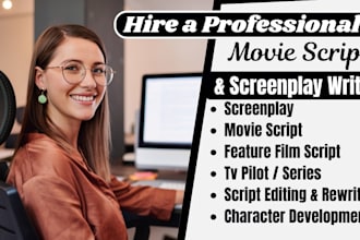 do short film script, screenplay writer, synopsis, anime, tv series pilot script