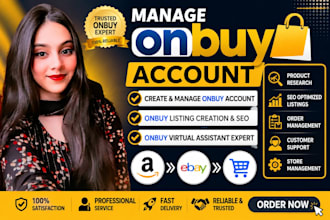manage onbuy account, create onbuy listings and onbuy VA expert from amazon ebay