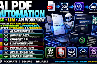 do ai pdf automation, ai workflow, ocr pdf data llm chatgpt, api integration