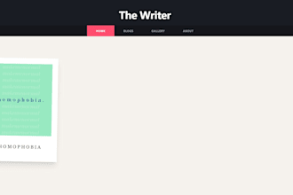 develop a responsive full stack web application