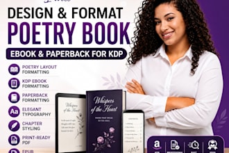 design and format poetry book ebook and paperback for KDP