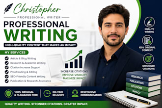 write an article and edit it for you