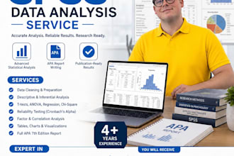do spss data analysis with apa report writing