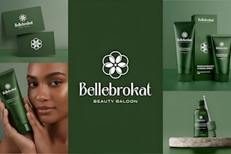 do modern minimalist business premium brand logo design