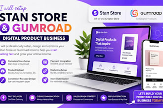 set up your stan store stan store marketing gumroad store and digital