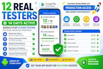 20 testers 12 testers google play close testing mobile app testing android test