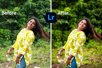 professionally retouch and edit portrait photos