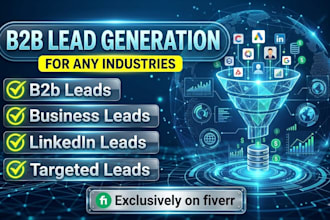 build verified b2b email list for lead generation or email marketing campaigns