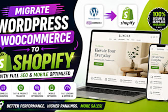migrate woocommerce to shopify with full wordpress migration