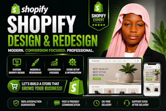 design or redesign a sales optimized shopify store