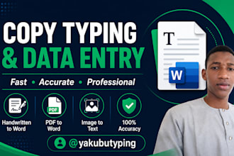 type your handwritten documents and PDF to word accurately