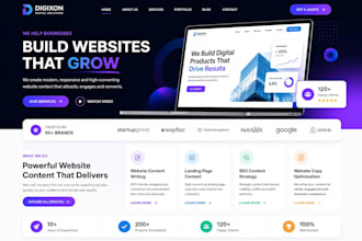 create professional website content design