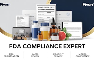 review food supplement cosmetic labels for fda compliance and fda registration