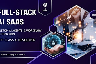develop custom ai agents, ai automation, and full stack ai saas