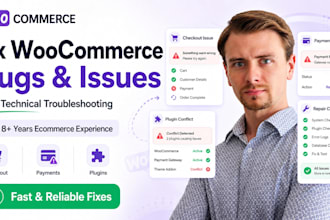 fix broken woocommerce stores bugs and bug fixes issues