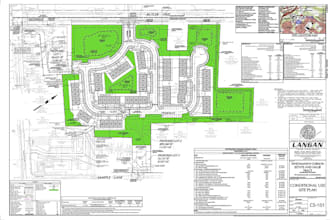 draw 2d site plan, plot plan, master plan, lot subdivision for city permit