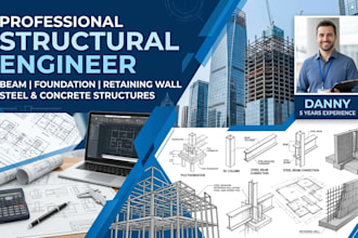 design safe retaining walls, beams, and concrete structures for all USA city